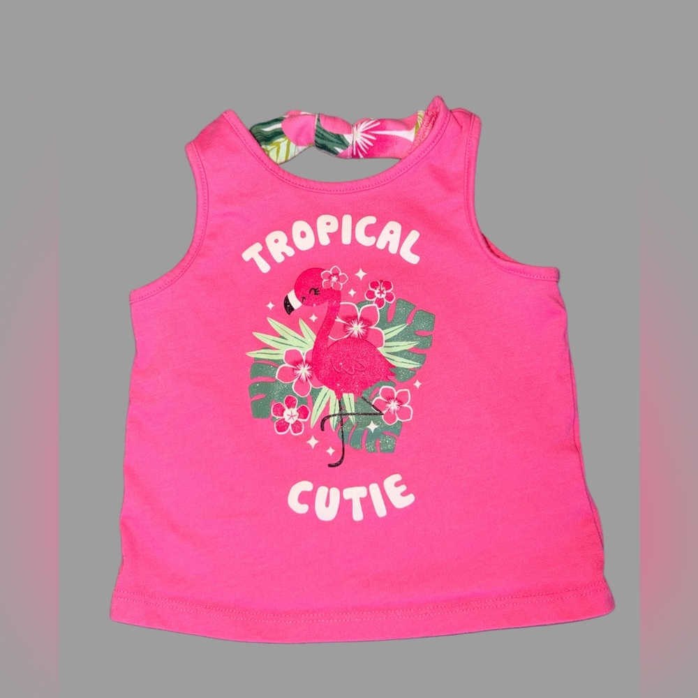 Toddler Girl Tropical Summer Bundle | 12-18 Months | 8 Pieces | Like New - Picture 4 of 11
